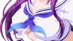  animated animated_gif ass between_breasts bounce bouncing_breasts breasts huge_ass huge_breasts kagurazaka_rinka large_breasts panties purple_eyes purple_hair underwear valkyrie_drive valkyrie_drive_-bhikkhuni- 