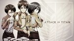  attack levi_(shingeki_no_kyojin) mikasa_ackerman on shingeji_no_kyojin titan 