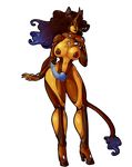  2015 alpha_channel amber_eyes anthro big_breasts blue_penis boots breasts brown_hair brown_nose brown_skin claws clothed clothing dickgirl equine erection hair high_heels horn intersex lips long_hair looking_at_viewer mammal navel nipples penis purple_hair rebeccacablah red_lips skimpy smile solo standing thick_thighs tight_clothing unicorn unknown_species vein wide_hips yellow_skin 