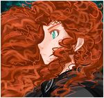  brave_(pixar) curly_hair drew_winchester green_eyes long_hair merida_(brave) red_hair solo 