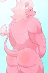  anthro anthrofied balls biceps butt cartoon_network feline lion lion_(steven_universe) looking_at_viewer male mammal mane manly muscles ringersoul solo standing steven_universe teeth thick_thighs vein 
