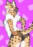  blush feline female kemono mammal sport sport_clothing tiger unknown_artist yellow_eyes 