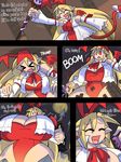  blonde_hair breast_expansion breasts disgaea flonne giantess gigantic_breasts growth kenj 
