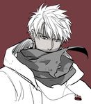  archer dark_skin dark_skinned_male fate/extra fate/stay_night fate_(series) male_focus mayuki_(ubiquitous) scarf solo 