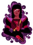  1girl alternate_costume black_hair dark_skin garnet_(steven_universe) solo steven_universe sunglasses 