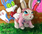  (artist) all_fours avian bird buster buster_bunny cub doggystyle duck from_behind internal jumpjump lagomorph lily lily_bobtail mammal peter_rabbit plucky_duck rabbit sex tiny_toon_adventures tiny_toons_adventures warner_brothers young 