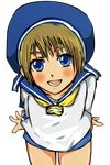  blonde_hair blue_eyes highres solo transparent_background vector_trace 
