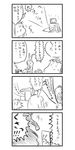  4koma bad_id bad_pixiv_id comic cong1991 greyscale highres houraisan_kaguya monochrome multiple_girls reisen_udongein_inaba touhou translation_request yagokoro_eirin 