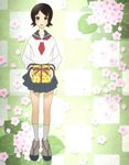  gift hitou_nami normal sayonara_zetsubou_sensei school_uniform screencap serafuku solo stitched third-party_edit 