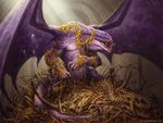  bone dragon fangs filip_burburan gold jewelry magic_the_gathering wings 