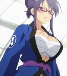  1girl breasts female large_breasts screencap senran_kagura senran_kagura_estival_versus solo standing stitched suzune_(senran_kagura) 