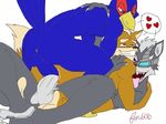  anal anus avian balls butt canine erection falco_lombardi fox fox_mccloud furryboy606 group group_sex male male/male mammal nintendo penis sex star_fox threesome video_games wolf wolf_o&#039;donnell 