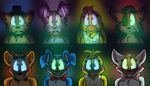  aceofpoms avian bear bird bonnie_(fnaf) bow_tie canine chica_(fnaf) chicken crying female five_nights_at_freddy&#039;s five_nights_at_freddy&#039;s_2 fox foxy_(fnaf) freddy_(fnaf) glowing glowing_eyes hat lagomorph male mammal mangle_(fnaf) rabbit tears top_hat toy_bonnie_(fnaf) toy_chica_(fnaf) toy_freddy_(fnaf) 