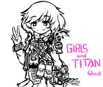  akiyama_yukari commentary girls_und_panzer heart heart-shaped_pupils highres invader smile symbol-shaped_pupils titanfall v 