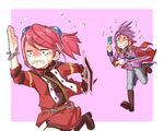  1girl bike_shorts card cosplay duel_disk fingerless_gloves friedbun gloves hiiragi_yuzu jacket_on_shoulders multicolored_hair purple_hair running serena_(yuu-gi-ou_arc-v) serena_(yuu-gi-ou_arc-v)_(cosplay) short_twintails single_glove spoilers tears twintails two-tone_hair yuu-gi-ou yuu-gi-ou_arc-v yuuri_(yuu-gi-ou_arc-v) 