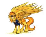  2015 big_wings equine eyewear feral friendship_is_magic kenket mammal my_little_pony orange_eyes pegasus plain_background solo spitfire_(mlp) sunglasses traditional_media_(artwork) wings wonderbolts_(mlp) 