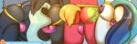  2015 anthro anthrofied anus arnachy big_macintosh_(mlp) black_fur bubble_butt bulge butt butt_shot clothing cutie_mark equine friendship_is_magic fur group iron_will_(mlp) jockstrap lingerie male mammal my_little_pony rear_view red_fur shining_armor_(mlp) thick_thighs thunderlane_(mlp) underwear white_fur 