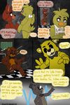  00kaori00 animatronic avian bear bird bow_tie canine chica_(fnaf) chicken comic female five_nights_at_freddy&#039;s fox foxy_(fnaf) freddy_(fnaf) golden_freddy_(fnaf) hat hook machine male mammal mechanical robot top_hat 