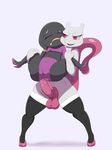  anal anal_penetration anthro anus balls banette cum ereciton eyes_closed female footwear ghost girly high_heels legendary_pok&eacute;mon male male/female mcnasty mega_banette mega_evolution mewtwo nintendo nude orgasm penetration penis pok&eacute;mon pussy sex shoes size_difference spirit spread_legs spreading standing thick_penis video_games zipper 
