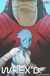  18 18+ alien arbuzbudesh asari comic liara mass_effect scalie turian urdnot_wrex video_games 