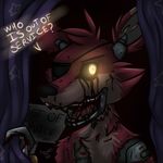  animatronic blood canine eye_patch eyewear five_nights_at_freddy&#039;s fox foxy_(fnaf) glowing glowing_eyes hook machine male mammal mechanical robot soraawoolf yellow_eyes 