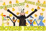  anthro avian bird clothing crossover daffy_duck disney donald_duck duck duckman golduck human looney_tunes male mammal merasmus nintendo oddy_mcstrange pok&eacute;mon team_fortress_2 text video_games warner_brothers 