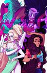  alexandrite_(steven_universe) cerbophix extra_eyes extra_mouth fusion highres multiple_arms multiple_girls opal_(steven_universe) steven_universe stevonnie_(steven_universe) sugilite_(steven_universe) sunglasses 