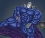  abs alien anthro areola balls biceps clothed clothing erection gloves half-dressed headgear kirby_(series) knight lying male manly mask masturbation meta_knight muscles nintendo nipples on_back pecs penis ripped-saurian solo spread_legs spreading squint thick_thighs thong underwear video_games 