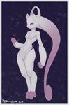  2015 breasts female mewtwo nintendo nipples nude pok&eacute;mon pussy red_eyes redwolfxiii smile solo video_games 