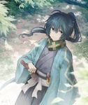  angel31424 japanese_clothes katana log_horizon long_hair male_focus ponytail solo soujirou_seta sword weapon 