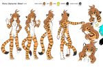  anthro bigger_version_at_the_source brown_hair chest_tuft fangs feline female flat_chested flora_(twokinds) food fur hair keidran long_hair mammal tiger tom_fischbach tuft twokinds yellow_eyes 