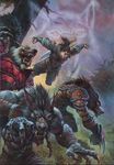  anthro armor attack big_muscles canine claws forest fur human male mammal muscles open_mouth rage sword teeth tree unknown_artist video_games warcraft weapon were werewolf wolf worgen world_of_warcraft 