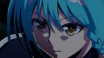  1girl animated animated_gif armor ass blue_hair fighting nonaka_yuki shinmai_maou_no_testament sword weapon yellow_eyes 