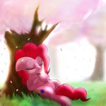  behind-space earth_pony equine eyes_closed female feral friendship_is_magic hair horse long_hair mammal my_little_pony pink_hair pinkie_pie_(mlp) pony sleeping 