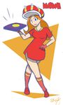  mona mona_(warioware) nintendo orange_hair wario_ware warioware 