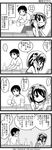  1girl 4koma comic greyscale kandanchi kyon monochrome suzumiya_haruhi suzumiya_haruhi_no_yuuutsu translated 