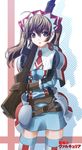  alicia_melchiott bad_id bad_pixiv_id brown_eyes brown_hair gloves gun headdress long_hair military military_uniform necktie rifle senjou_no_valkyria senjou_no_valkyria_1 solo thighhighs twintails uniform weapon yone zettai_ryouiki 