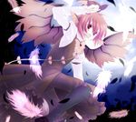  animal_ears bad_id bad_pixiv_id feathers genderswap genderswap_(ftm) hat male_focus mystia_lorelei pantyhose pink_eyes pink_hair solo touhou wings yuzuri_sa 