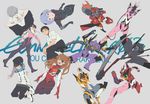  4girls ayanami_rei bodysuit eva_00 eva_02 eva_06 eva_08 eva_08+02 eva_09 eva_13 evangelion:_3.0_you_can_(not)_redo ikari_shinji iseki_shuuichi makinami_mari_illustrious mecha multiple_boys multiple_girls nagisa_kaworu neon_genesis_evangelion official_style pink_bodysuit plugsuit rebuild_of_evangelion shikinami_asuka_langley souryuu_asuka_langley suzuhara_sakura 