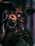  animatronic canine eye_patch eyewear five_nights_at_freddy&#039;s fox foxy_(fnaf) glowing glowing_eyes hook machine male mammal mechanical quirachen robot teeth 