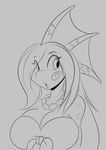  2015 anthro big_breasts breasts cleavage clothed clothing female fish marine mastergodai solo 