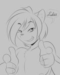  2015 anthro cat feline looking_at_viewer male mammal mastergodai smile solo 