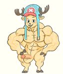  animated balls big_muscles bulge cervine clothing erected male mammal monstrouswerecat muscles nude one_piece penis reindeer swinging tony_tony_chopper uncut 