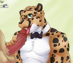  barbs bow_tie cheetah feline mammal oral penis sydneysnake wolfblade 