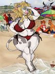  &lt;3 anthro avian beach big_breasts bikini bird blonde_hair blush bovine breasts building canine cardinal cat cattle chubby cleavage clothed clothing detailed_background eyewear feline female fox georgina_tripplehorn glasses hair hooves horn huge_breasts l2edpanda long_hair looking_at_viewer male mammal mouse rodent seaside skimpy sunglasses swimsuit thick_thighs umbrella voluptuous 