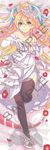  bare_shoulders black_legwear blonde_hair blue_eyes bracelet breasts cleavage dakimakura dress elbow_gloves flower gloves hair_flower hair_ornament high_heels horns jewelry long_hair medium_breasts necklace nouraku puzzle_&amp;_dragons ring sakuya_(p&amp;d) sample solo star tail tamadra thighhighs wedding_band wedding_dress white_dress white_gloves 