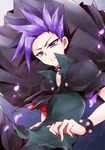  bad_id bad_pixiv_id black_hair choker cloak male_focus multicolored_hair necktie purple_hair shiunga315 solo yuu-gi-ou yuu-gi-ou_arc-v yuuto_(yuu-gi-ou_arc-v) 