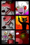  animatronic canine comic eye_patch eyewear female five_nights_at_freddy&#039;s five_nights_at_freddy&#039;s_2 fox foxy_(fnaf) good_and_bad_ones hook humanoid machine male mammal mangle_(fnaf) mechanical robot shimazun yellow_eyes 