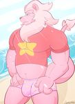  cartoon_network clothed clothing hair half-dressed lion_(steven_universe) long_hair male muscles ringersoul solo steven_universe 