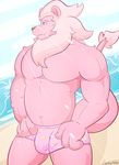  cartoon_network clothing hair lion_(steven_universe) long_hair male muscles ringersoul solo steven_universe underwear 